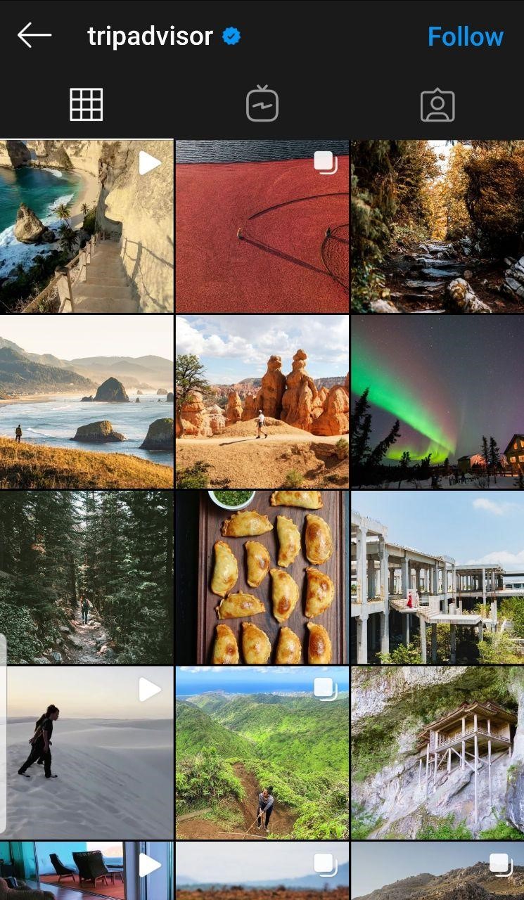 The Guide On Writing Branded Content For Social Media 8 trip advisor instagram page