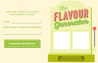 The Guide On Writing Branded Content For Social Media 6 flavor generator by hello fresh