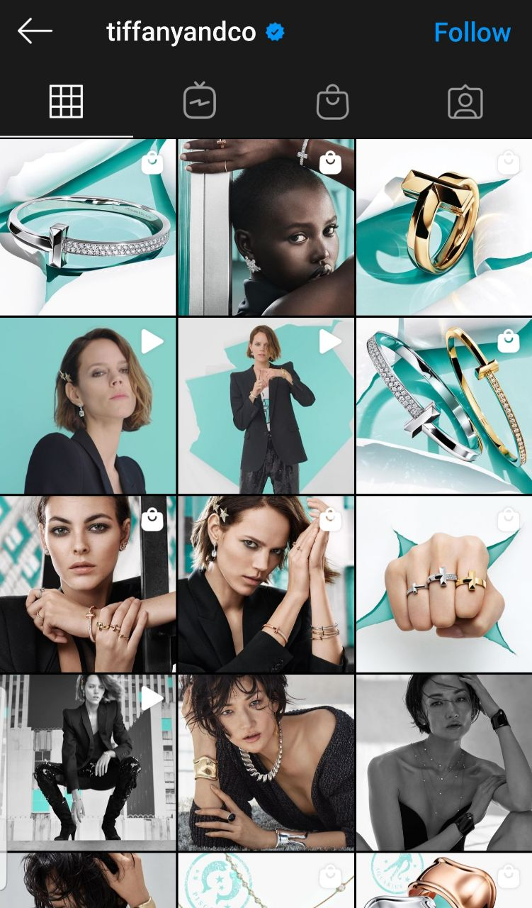 The Guide On Writing Branded Content For Social Media 4 tiffany instagram page